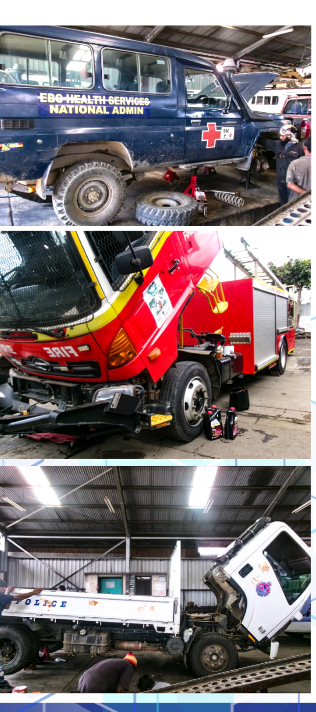 KBM Motors services collage