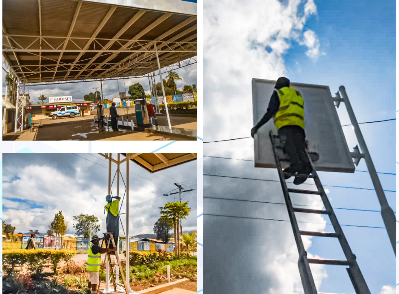 KBM Service Station collage
